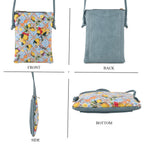 Womens RFID Blocking Lemon Print Crossbody Sling Phone Bag - Light Blue_8508441_3