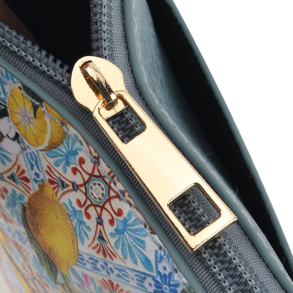 Womens RFID Blocking Lemon Print Crossbody Sling Phone Bag - Light Blue_8508441_5