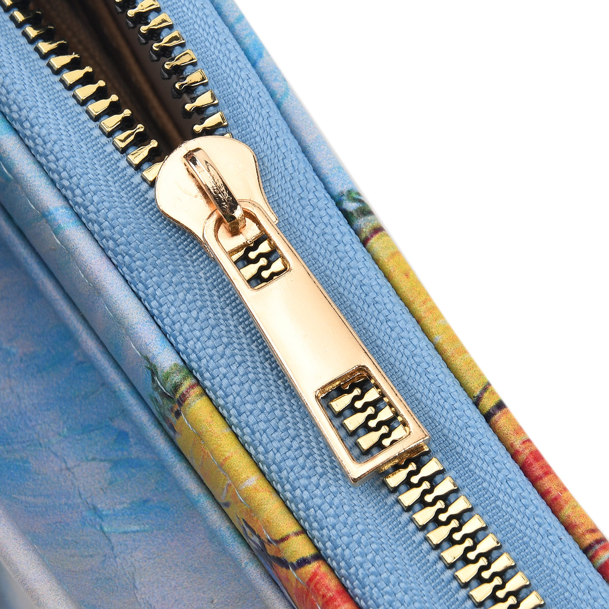 Designer Inspired Boat Portrait Phone Crossbody Bag with RFID Blocking - Blue V32519025 6
