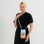 Designer Inspired Sunflower Portrait Phone Crossbody Bag with RFID Blocking - Yellow_8508483_2