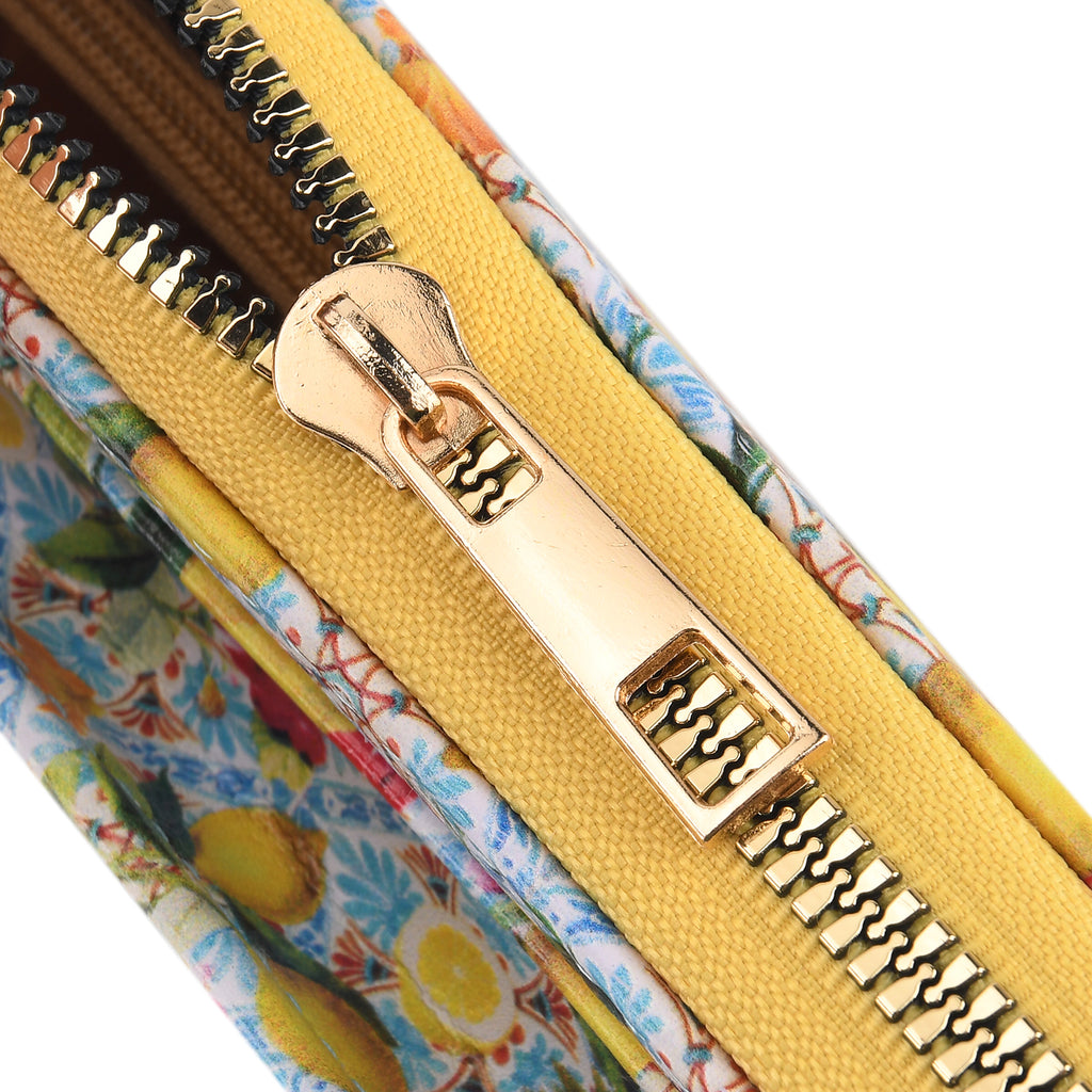 Designer Inspired Lemon Print Phone Crossbody Bag with RFID Blocking - Yellow_8508493_6