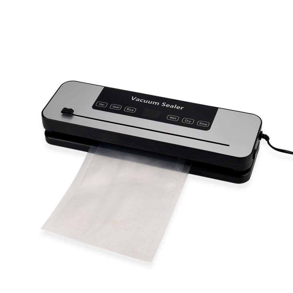 UV Vacuum Sealer with 10 Bags (35.5x11x5.5cm) - Silver_8509698