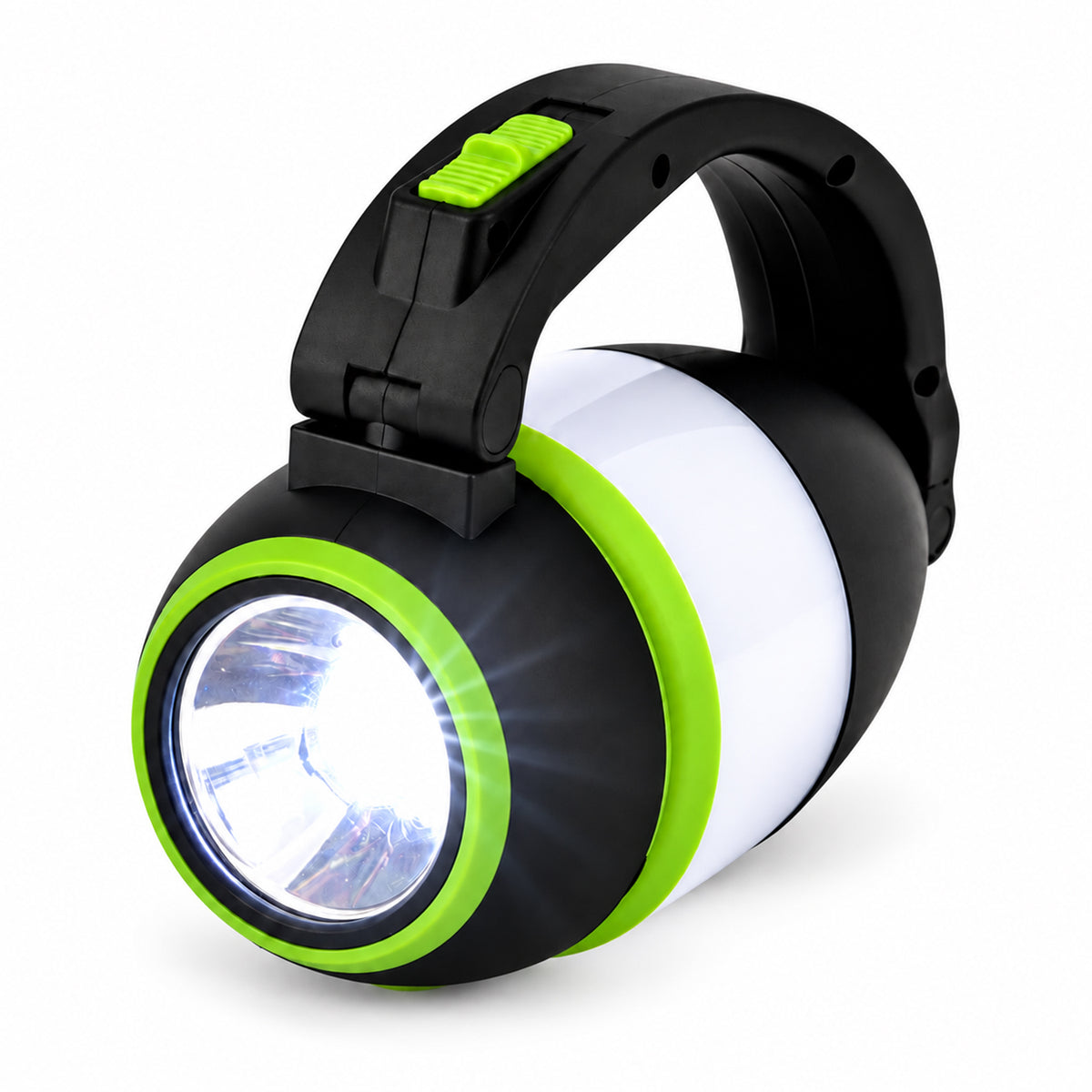 Multifunctional 5W Rechargeable LED Flashlight &amp; Power Bank - 2000mAh Battery Emergency Lantern &amp; Table Lamp - Green 8510026 0