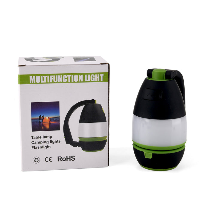 Multifunctional 5W Rechargeable LED Flashlight &amp; Power Bank - 2000mAh Battery Emergency Lantern &amp; Table Lamp - Green 8510026 1