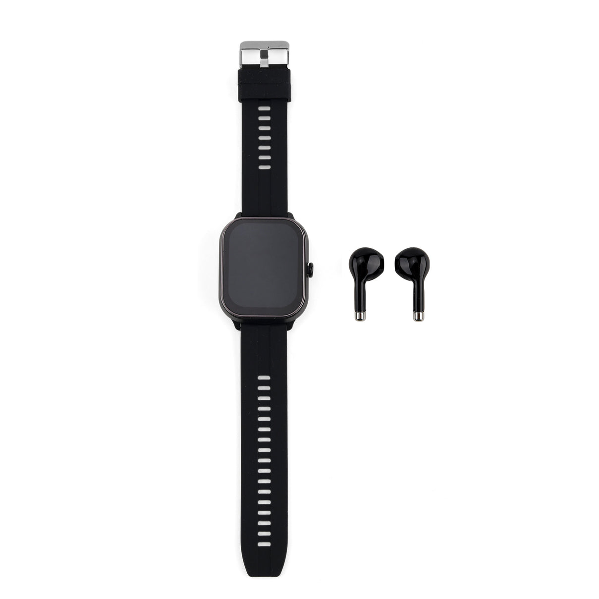 2 in 1 Integrated Wireless Earbuds Smartwatch Combo - Premium NFC Bluetooth Calling Watch with Heart Rate Blood Pressure Sleep Monitor Size 240mAh Battery 15 Day Lifetime - Black 8510068 6