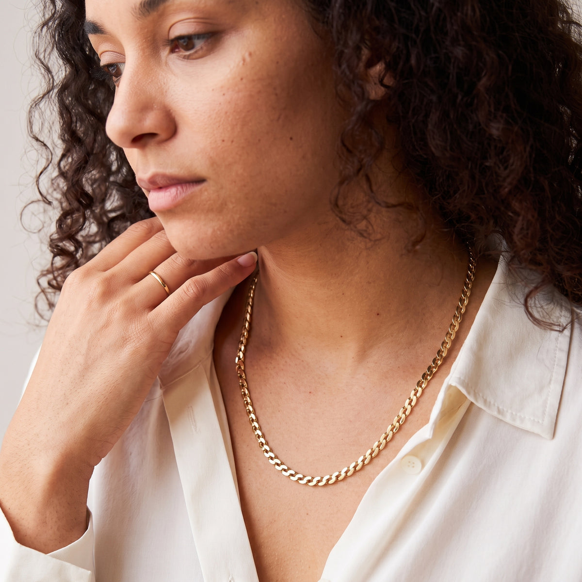 Maestro Collection - 9K Yellow Gold Necklace (Size - 20) with Ocean Wavelink, Gold Wt. 8.50 Gms V32611562 2