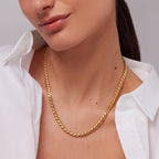 Maestro Collection - 9K Yellow Gold Necklace (Size - 20) with Ocean Wavelink, Gold Wt. 8.50 Gms_8510435_4