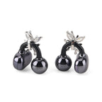 Wireless Ear Clip Butterfly Earrings Bluetooth Earbuds - Premium Bluetooth V6.0, 230mAh Charging Case 3-4 Hours Music Time - Shiny Black_8510543_2