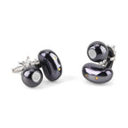 Wireless Ear Clip Butterfly Earrings Bluetooth Earbuds - Premium Bluetooth V6.0, 230mAh Charging Case 3-4 Hours Music Time - Shiny Black_8510543_3