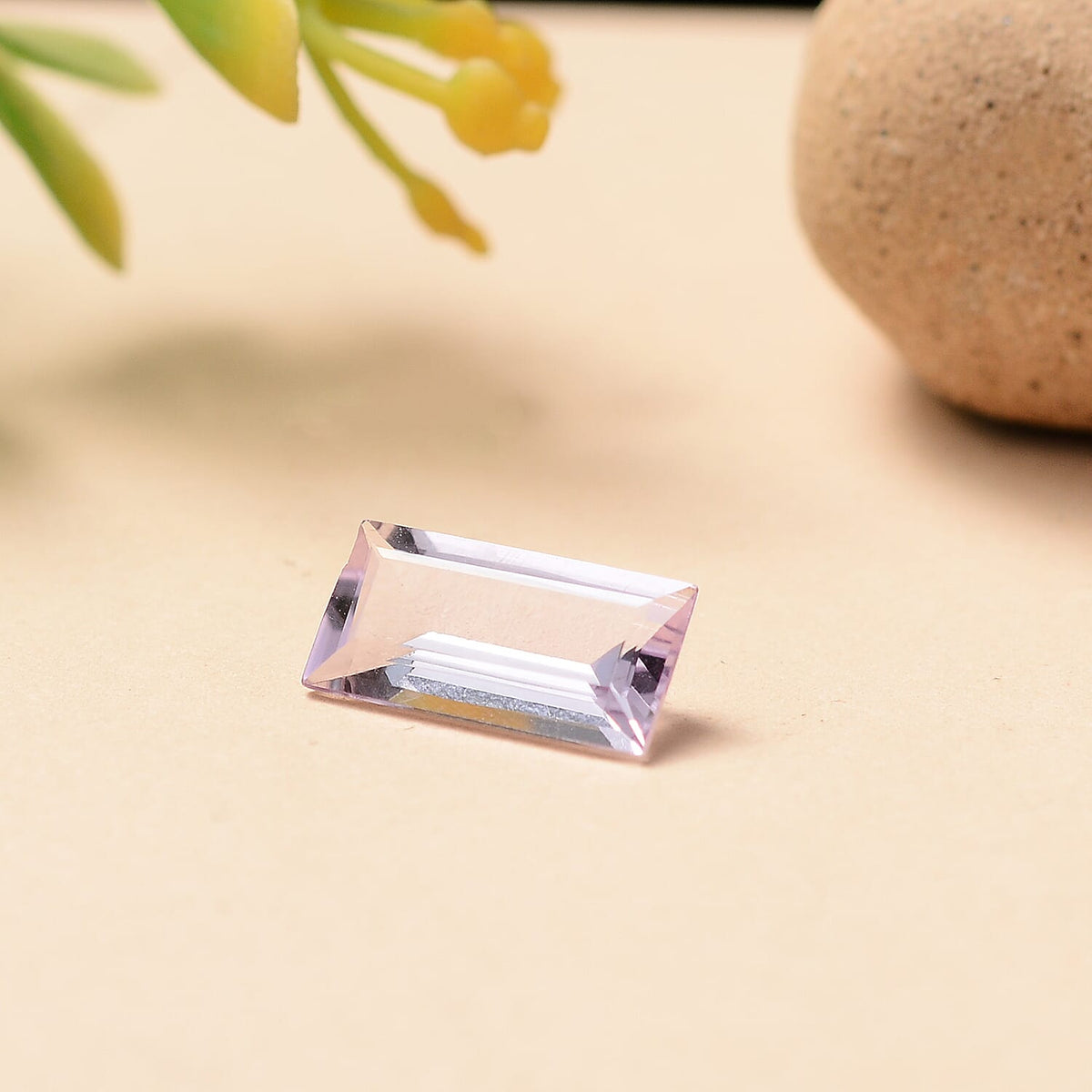 Pink Amethyst Baguette 10X5 mm Gemstone, 1.28 Ct 8511513 2
