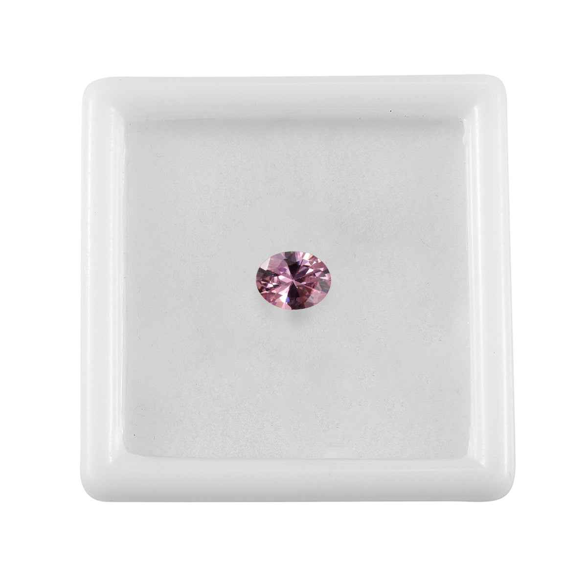 Pink Cubic Zirconia Oval Cut Cut 9X7 mm Gemstone, 2.60 Ct V32514000 4