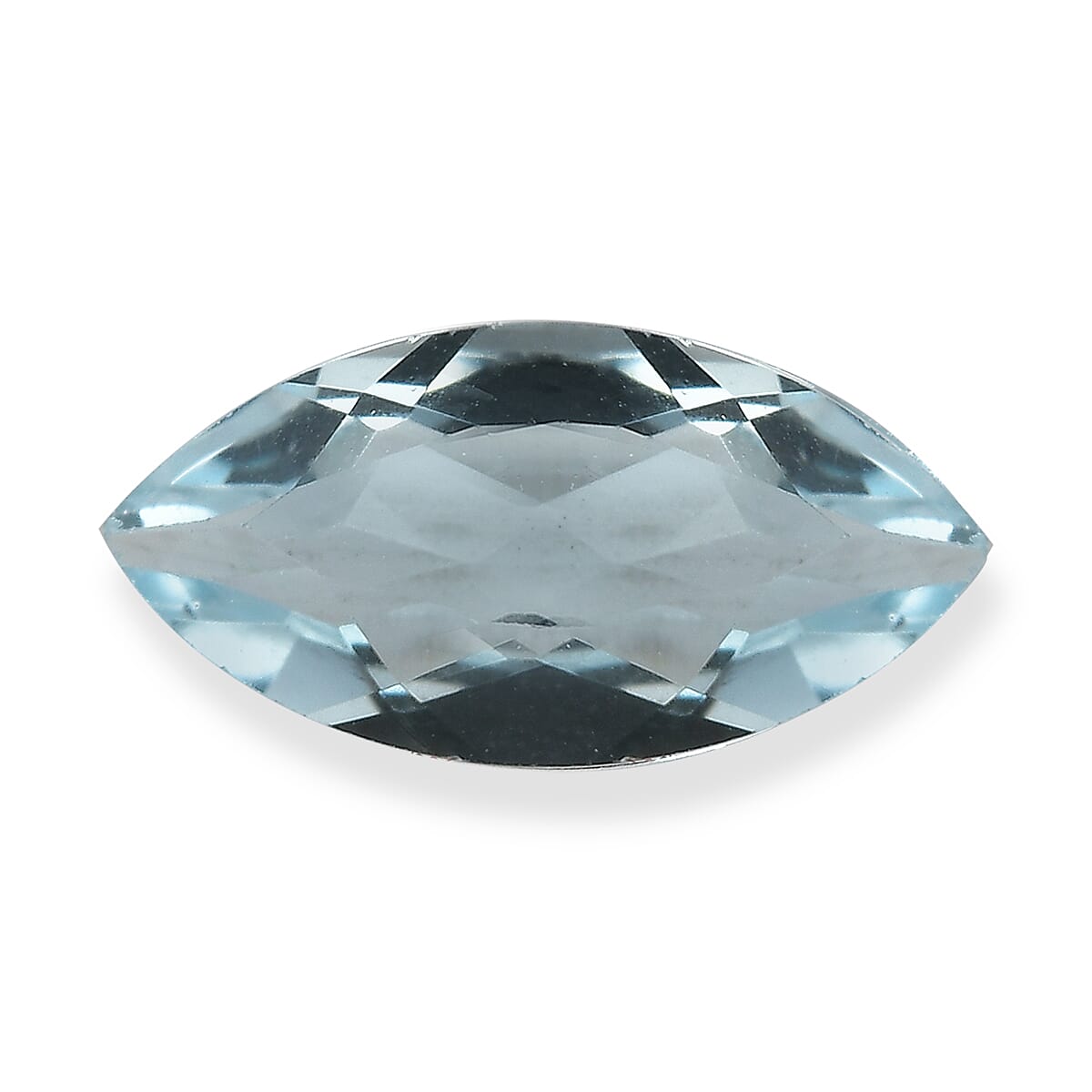 Skyblue Topaz Marquee 10X5 mm Gemstone, 1.00 Ct.(1PC). 8511580 0