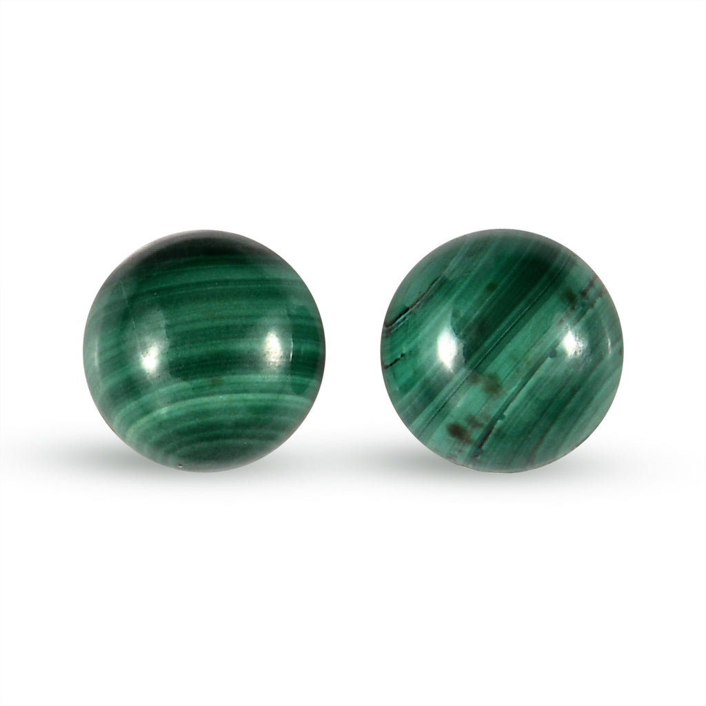Set Of 2 Malachite Round 5.25 mm Gemstone, 1.37 Ct_8511650