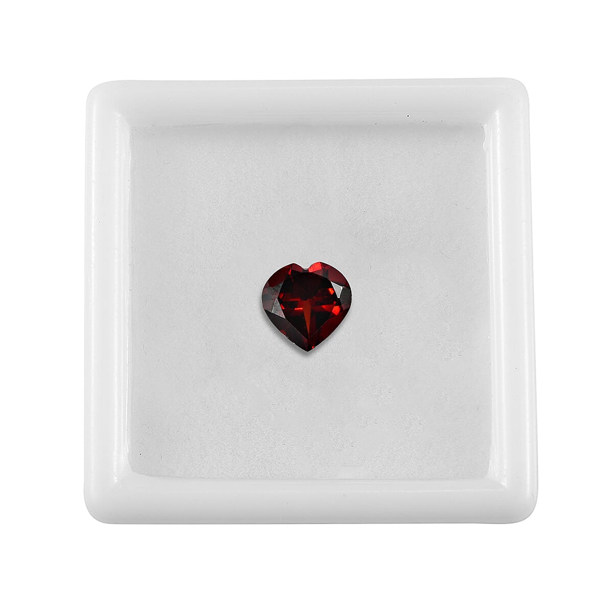 Mozambique Garnet Heart 8 mm Gemstone, 1.80 Ct 8511676 4