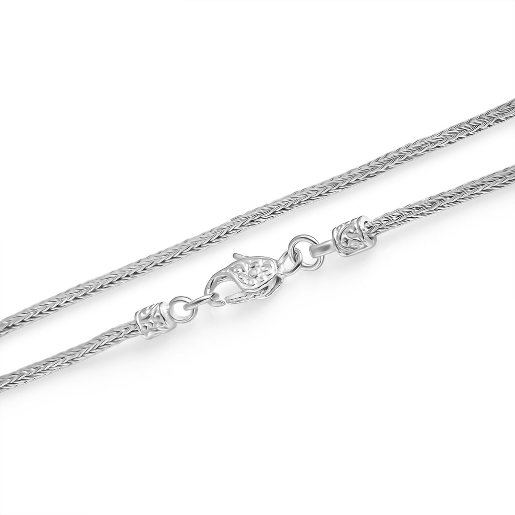 Royal Bali Collection - D'Joy Sterling Silver Necklace (Size - 18) with Lobster Clasp, Silver Wt. 10.00 Gms_8512137_3