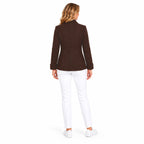 Emreco Short Formal Single Breasted Coat (Size 12) - Chocolate_8512561_1