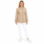 Emreco Short Formal Single Breasted Coat (Size 16) - Carmel_8512569