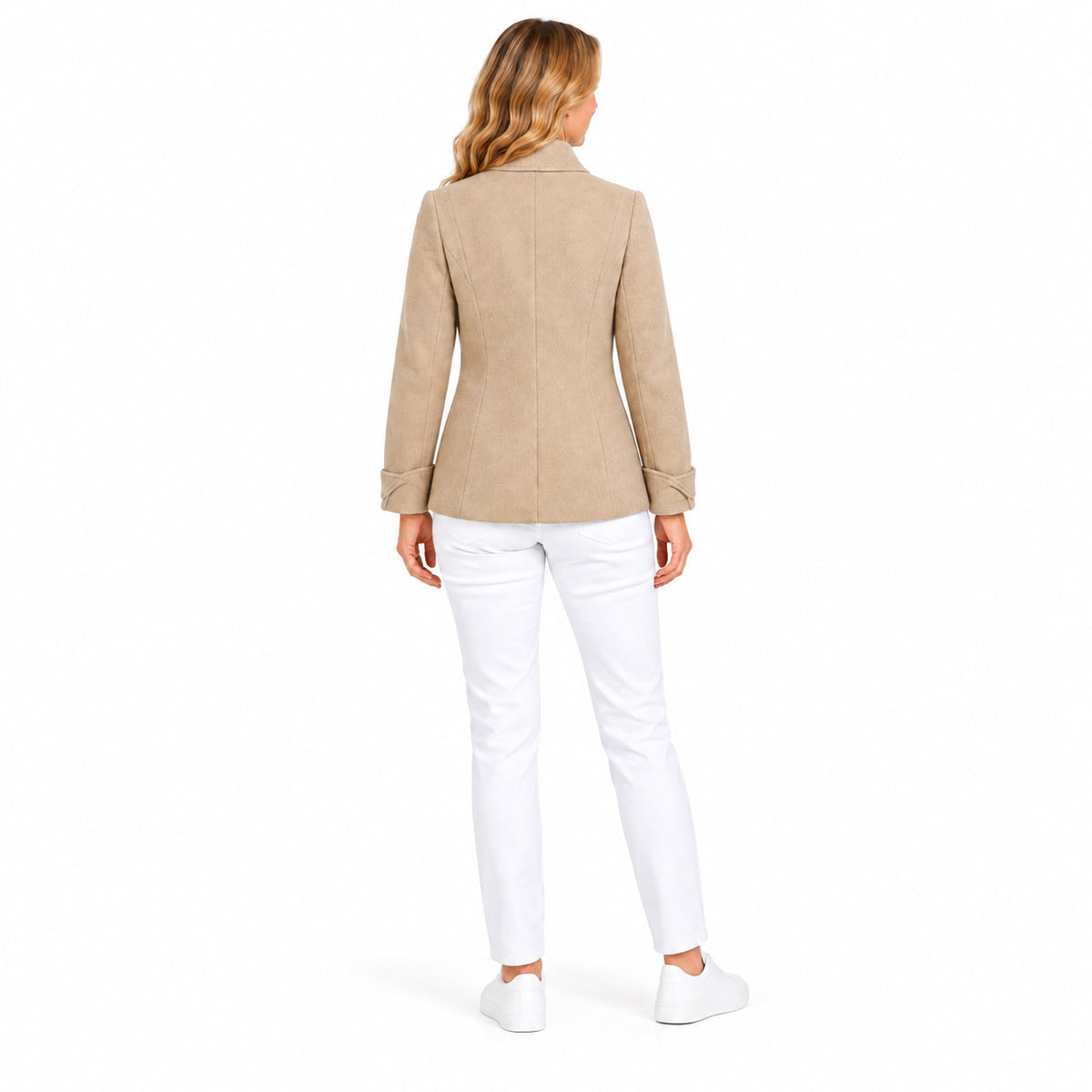 Emreco Short Formal Single Breasted Coat (Size 16) - Carmel 8512569 1