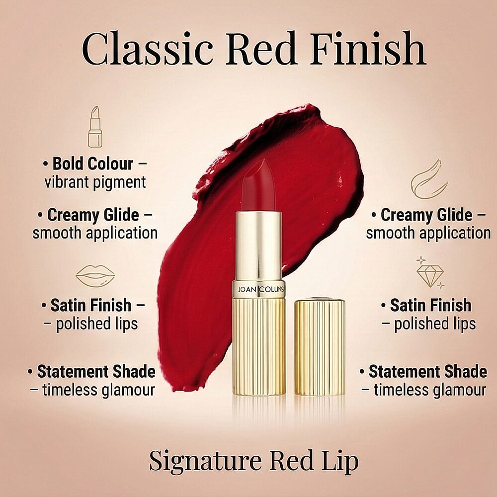 COMPACT DUO - Lipstick &amp; Powder - HELENA (Red) with Free Nail Lacquer (12ml) 8512578 4