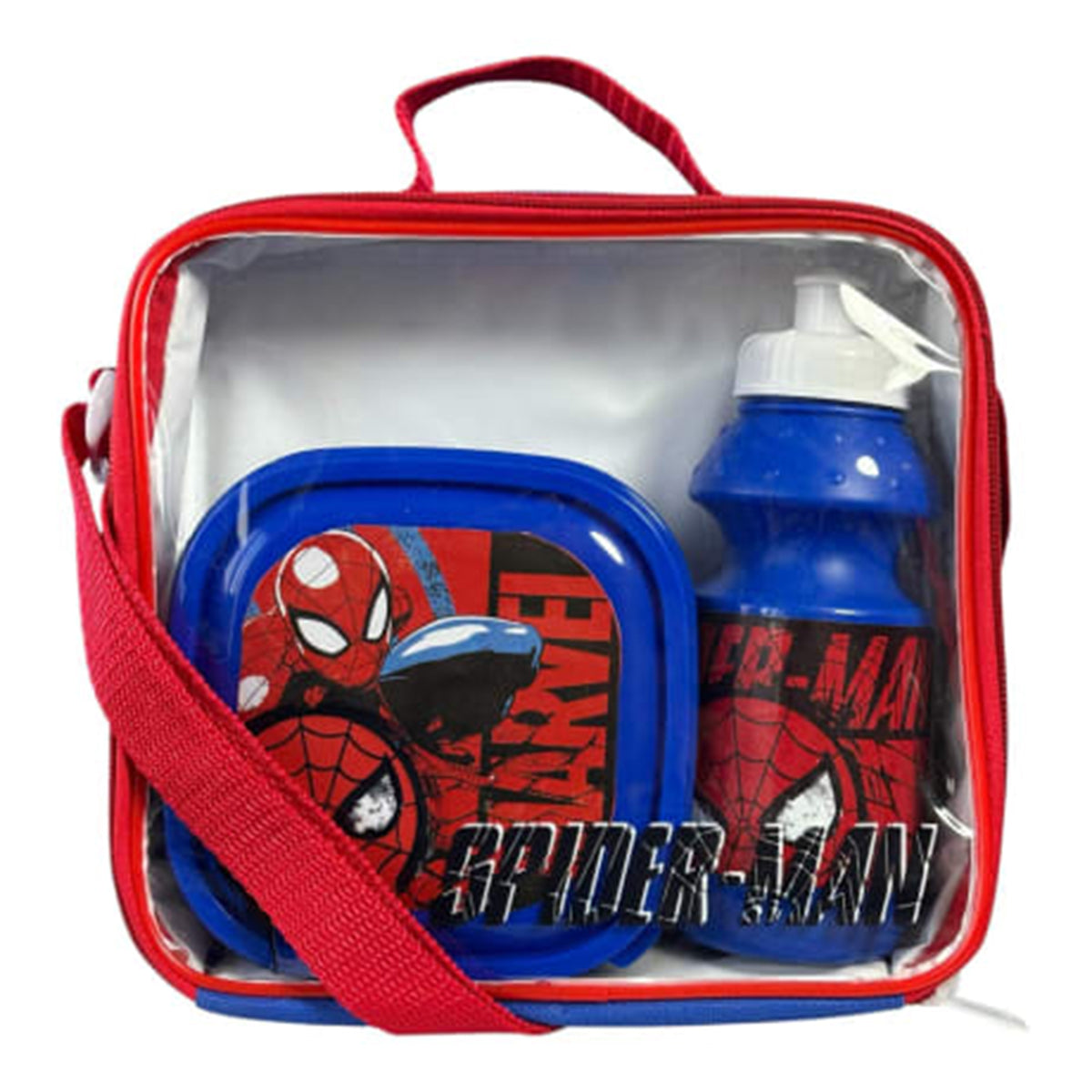 Spiderman 3 Piece Lunch Set - Blue and Red 8512652 1