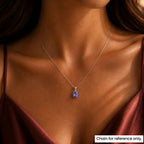 Rhapsody 950 Platinum AAAA Tanzanite Oval Solitaire Pendant 1.05 Ct_8513195_5