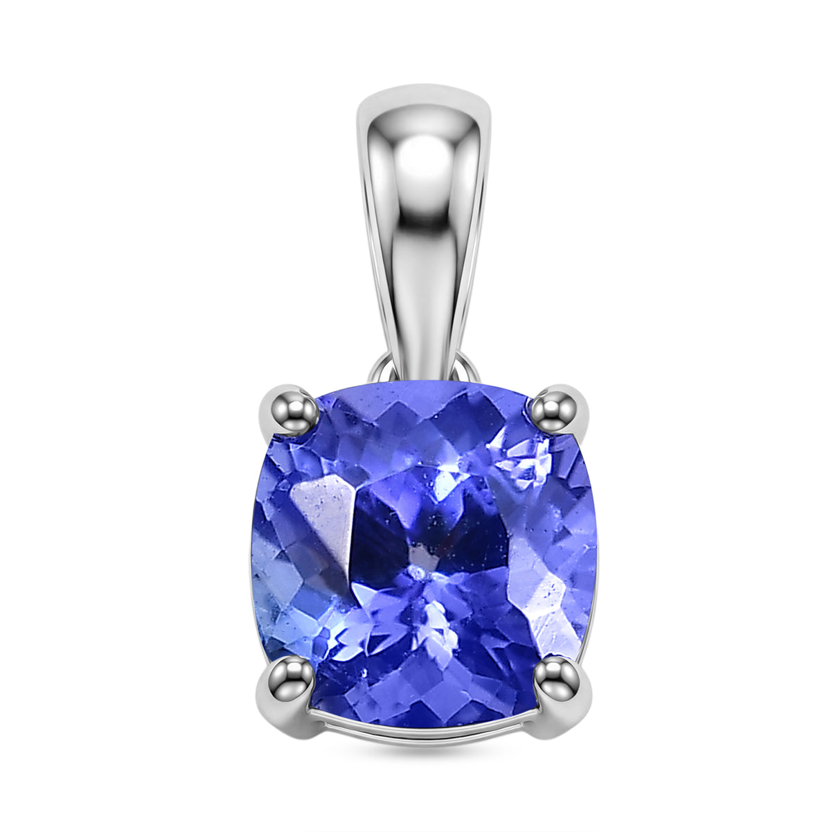 Rhapsody 950 Platinum AAAA Tanzanite Cushion Solitaire Pendant 1.05 Ct V32526010 0