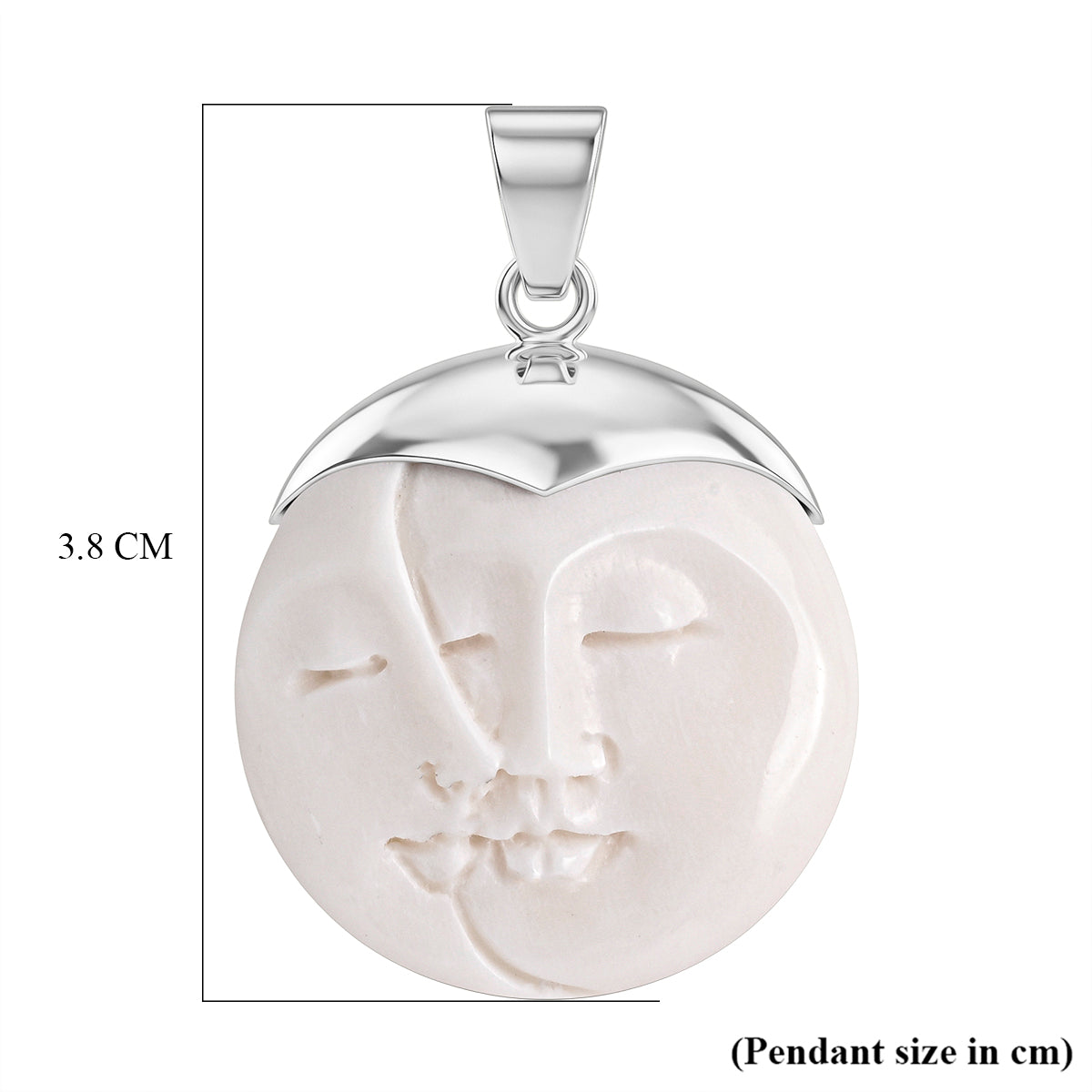 Royal Bali Collection - Ox Bone Sterling Silver Pendant 20.00 Ct. 8513250 6