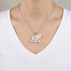 Royal Bali Collection - Mother Of Pearl Sterling Silver Elephant Pendant 6.90  Ct._8513256_2