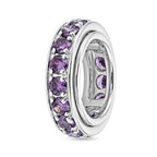 EverTrue - Amethyst Cubic Zirconia Full Eternity Band Ring 7.50 Ct._8513268_3