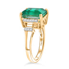 D'Joy Emeraldine Triplet Quartz & White Zircon Ring in 18K Vermeil Yellow Gold Plated Sterling Silver 5.55 Ct._8513957_3
