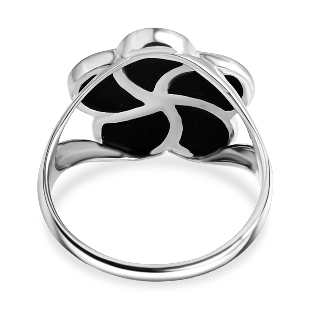 Royal Bali Collection - D'Joy Abalone Shell Sterling Silver Floral Ring 1.50 Ct_8514078_4