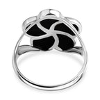 Royal Bali Collection - D'Joy Abalone Shell Sterling Silver Floral Ring 1.50 Ct_8514080_4