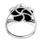 Royal Bali Collection - D'Joy Abalone Shell Sterling Silver Floral Ring 1.50 Ct_8514082_4
