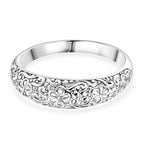 Royal Bali Collection - Sterling Silver Floral Band Ring_8514138