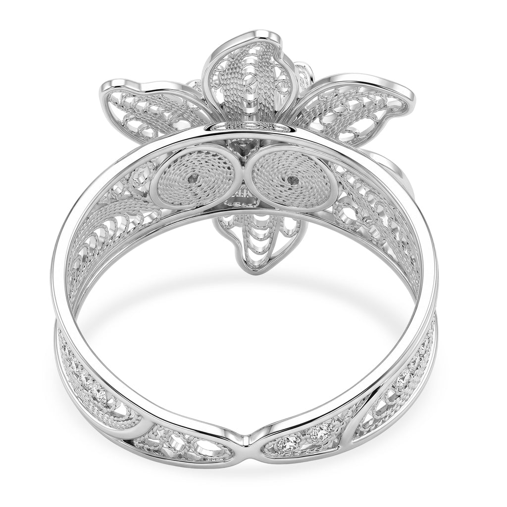 Royal Bali Collection - Sterling Silver Floral Ring_8514347_4