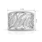 Royal Bali Collection - Sterling Silver Filigree Ring_8514361_5