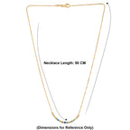 Luxuriant - Lab Grown Multi Colour Diamond (SI-G/H) Necklace (Size - 20) in 18K Vermeil Yellow Gold Plated Sterling Silver 1.00 Ct._8514440_7