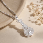 Royal Bali Collection - Sterling Silver Guitar Design Pendant_8514544_1