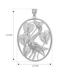 Royal Bali Collection - Sterling Silver Flamingo Pendant_8514546_5