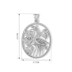 Royal Bali Collection - Sterling Silver Peacock Pendant_8514547_5