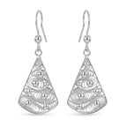 Royal Bali Collection - Sterling Silver Dangle Earring with Hook_8514569