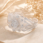 Royal Bali Collection - Sterling Silver Cuff Bangle (Size - 7.5), Silver Wt. 34.00 Gms_8514634_1