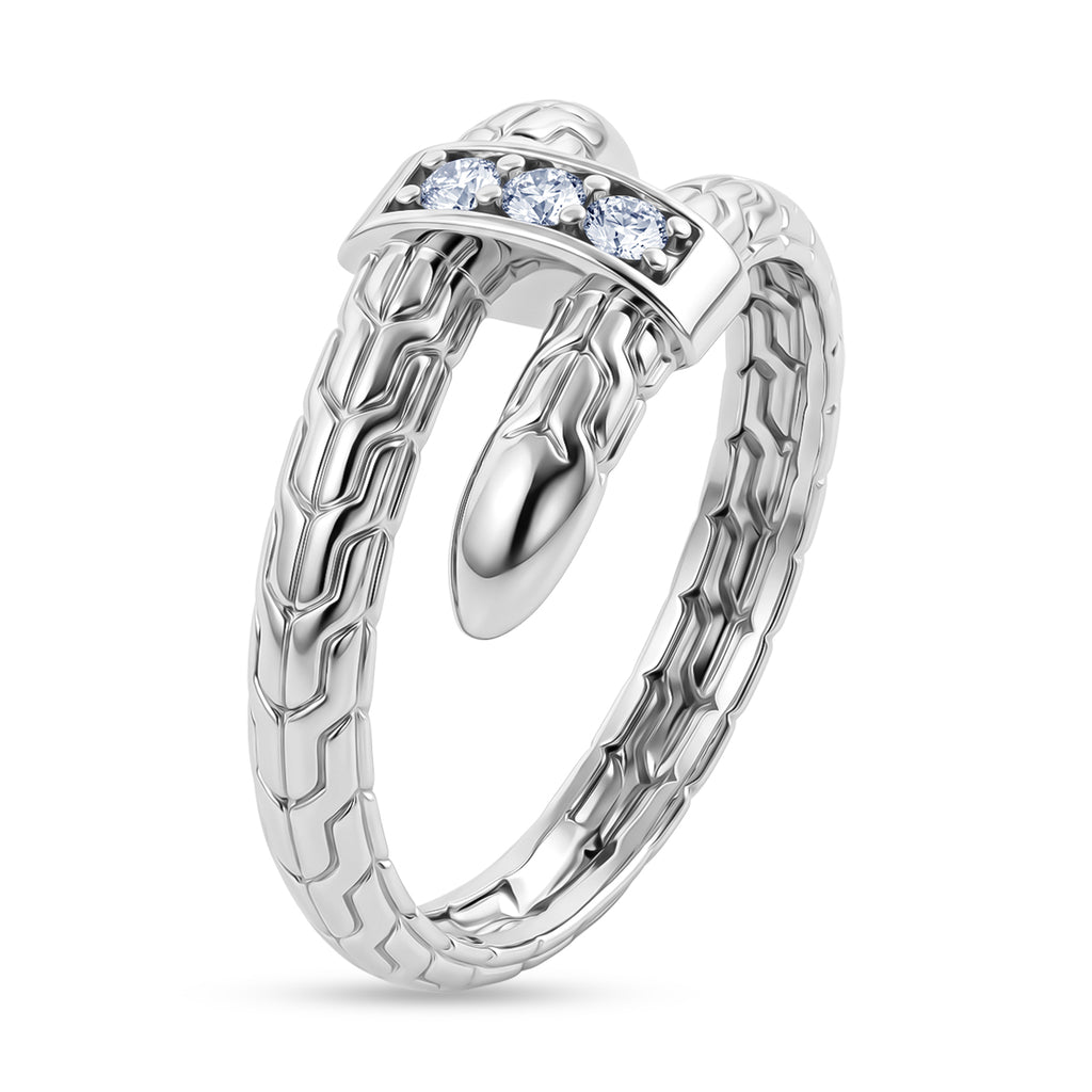 Luxuriant - Lab Grown Diamond Sterling Silver Trilogy Ring_8515061_3