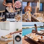 Livmore Beach/Swimming Towel (90x180 cm) - Sand_8516121_1