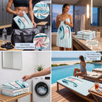 Livmore Micro Polyester Digital Printed Beach/Swimming (90x180 cm) - Surfboard_8516123_1