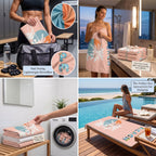 Livmore Micro Polyester Digital Beach/Swimming Towel (90x180 cm) - Beach_8516134_1