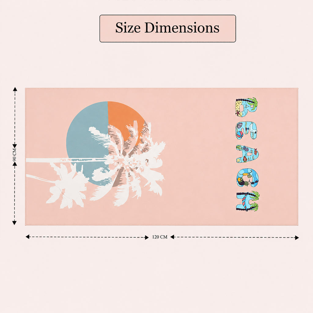 Livmore Micro Polyester Digital Beach/Swimming Towel (90x180 cm) - Beach_8516134_3