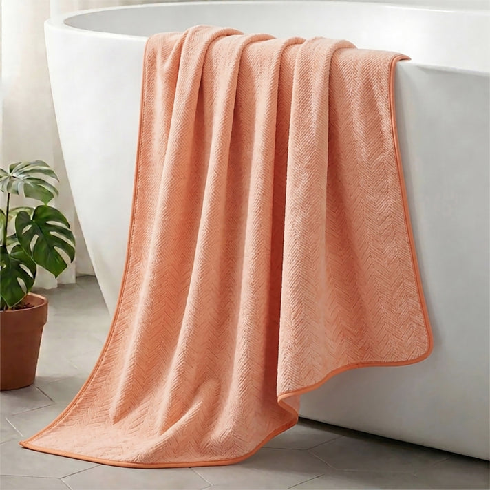 Livmore Woven Microfibre Towel (70 x140 cm) - Orange 8516199 2