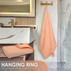 Livmore Woven Microfibre Towel (70 x140 cm) - Orange_8516199_2