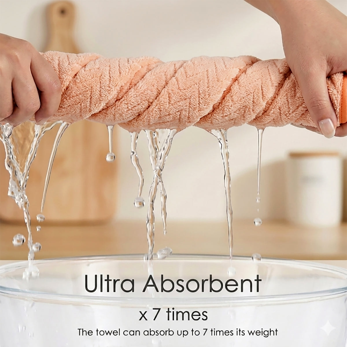 Livmore Woven Microfibre Towel (70 x140 cm) - Orange V32513033 4